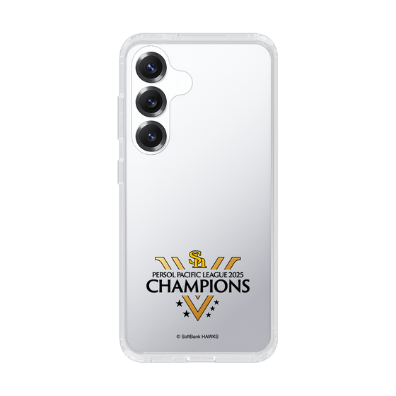 スリムプロテクションケース［ 福岡ソフトバンクホークス - PERSOL PACIFIC LEAGUE 2025 CHAMOIONS ロゴ - クリア ］