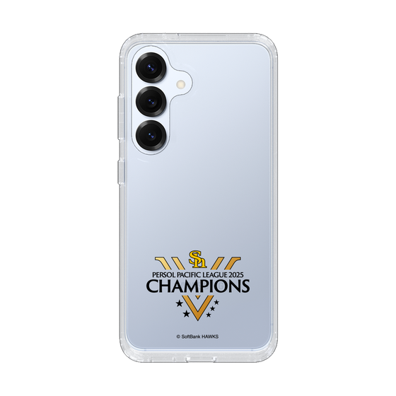 スリムプロテクションケース［ 福岡ソフトバンクホークス - PERSOL PACIFIC LEAGUE 2025 CHAMOIONS ロゴ - クリア ］