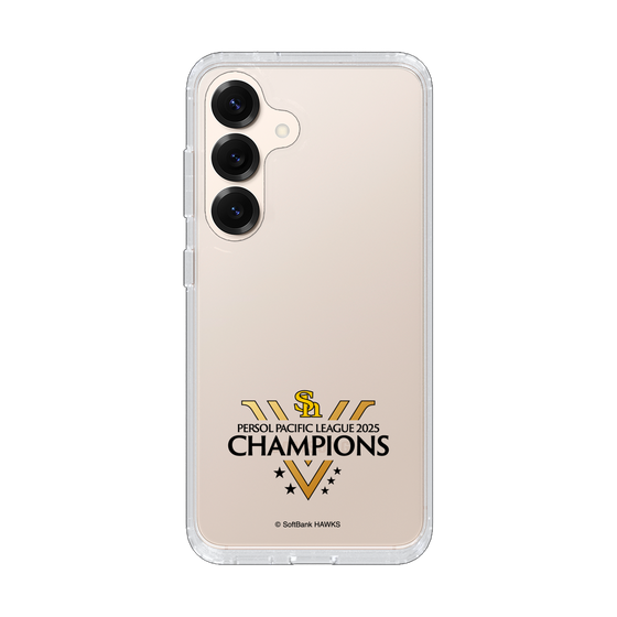 スリムプロテクションケース［ 福岡ソフトバンクホークス - PERSOL PACIFIC LEAGUE 2025 CHAMOIONS ロゴ - クリア ］