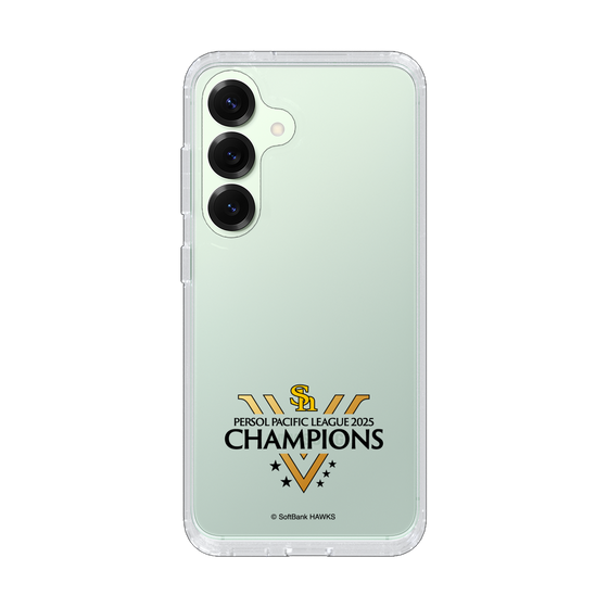 スリムプロテクションケース［ 福岡ソフトバンクホークス - PERSOL PACIFIC LEAGUE 2025 CHAMOIONS ロゴ - クリア ］