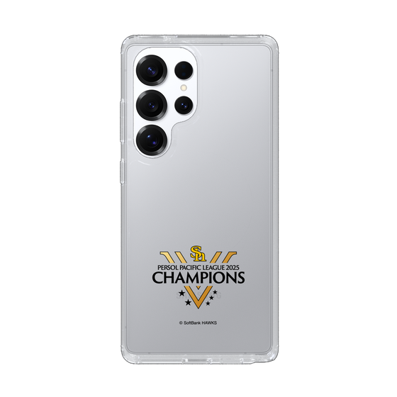 スリムプロテクションケース［ 福岡ソフトバンクホークス - PERSOL PACIFIC LEAGUE 2025 CHAMOIONS ロゴ - クリア ］