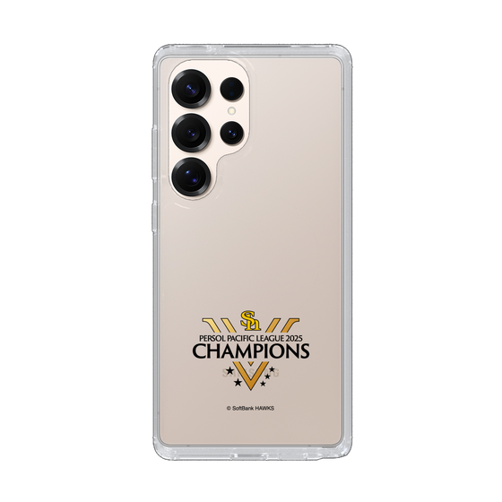 スリムプロテクションケース［ 福岡ソフトバンクホークス - PERSOL PACIFIC LEAGUE 2025 CHAMOIONS ロゴ - クリア ］