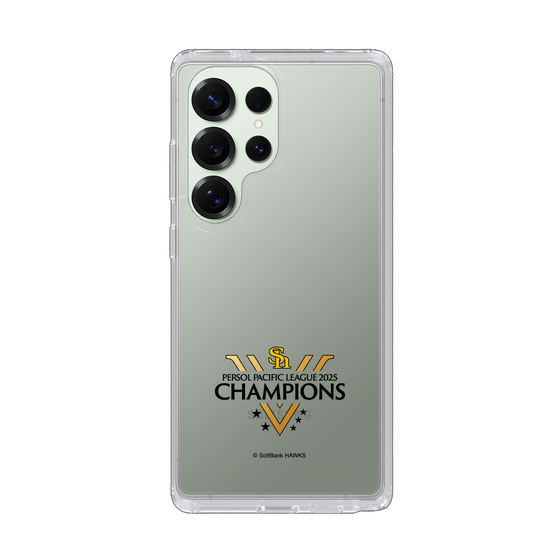 スリムプロテクションケース［ 福岡ソフトバンクホークス - PERSOL PACIFIC LEAGUE 2025 CHAMOIONS ロゴ - クリア ］