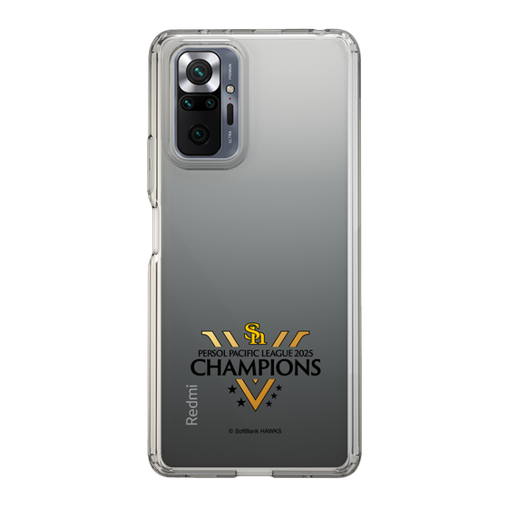 スリムプロテクションケース［ 福岡ソフトバンクホークス - PERSOL PACIFIC LEAGUE 2025 CHAMOIONS ロゴ - クリア ］