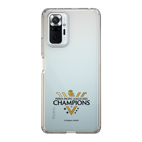 スリムプロテクションケース［ 福岡ソフトバンクホークス - PERSOL PACIFIC LEAGUE 2025 CHAMOIONS ロゴ - クリア ］