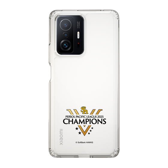 スリムプロテクションケース［ 福岡ソフトバンクホークス - PERSOL PACIFIC LEAGUE 2025 CHAMOIONS ロゴ - クリア ］