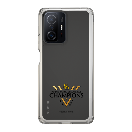 スリムプロテクションケース［ 福岡ソフトバンクホークス - PERSOL PACIFIC LEAGUE 2025 CHAMOIONS ロゴ - クリア ］