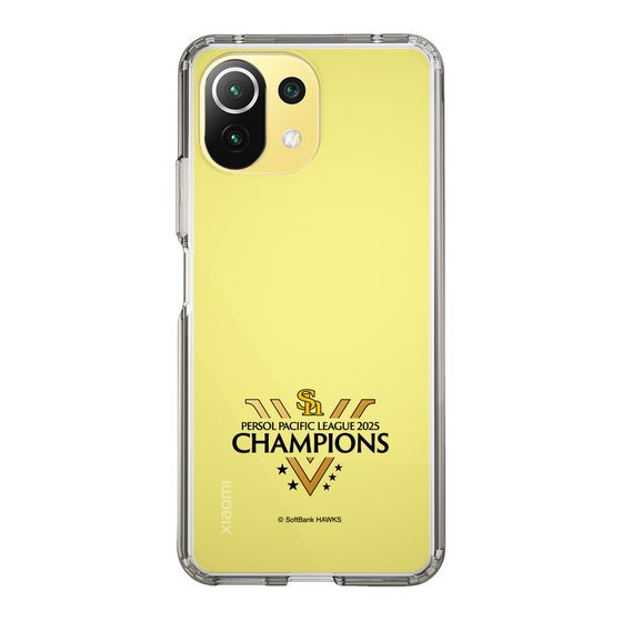 スリムプロテクションケース［ 福岡ソフトバンクホークス - PERSOL PACIFIC LEAGUE 2025 CHAMOIONS ロゴ - クリア ］