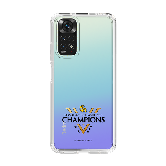 スリムプロテクションケース［ 福岡ソフトバンクホークス - PERSOL PACIFIC LEAGUE 2025 CHAMOIONS ロゴ - クリア ］