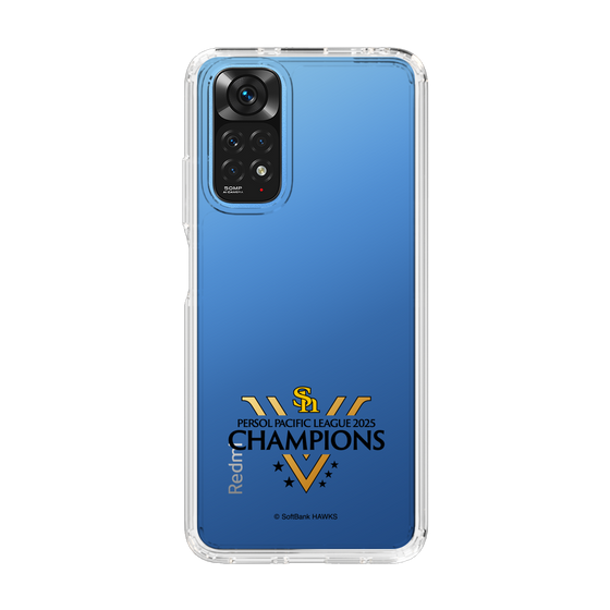スリムプロテクションケース［ 福岡ソフトバンクホークス - PERSOL PACIFIC LEAGUE 2025 CHAMOIONS ロゴ - クリア ］
