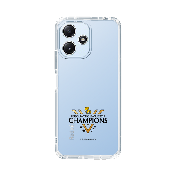 スリムプロテクションケース［ 福岡ソフトバンクホークス - PERSOL PACIFIC LEAGUE 2025 CHAMOIONS ロゴ - クリア ］