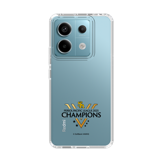 スリムプロテクションケース［ 福岡ソフトバンクホークス - PERSOL PACIFIC LEAGUE 2025 CHAMOIONS ロゴ - クリア ］