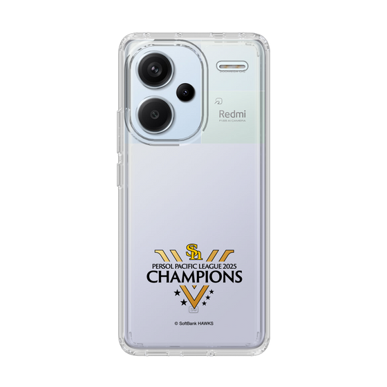 スリムプロテクションケース［ 福岡ソフトバンクホークス - PERSOL PACIFIC LEAGUE 2025 CHAMOIONS ロゴ - クリア ］