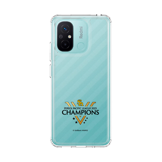 スリムプロテクションケース［ 福岡ソフトバンクホークス - PERSOL PACIFIC LEAGUE 2025 CHAMOIONS ロゴ - クリア ］