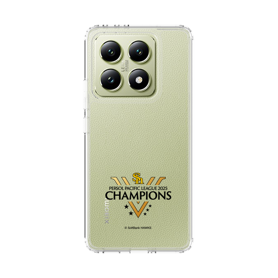 スリムプロテクションケース［ 福岡ソフトバンクホークス - PERSOL PACIFIC LEAGUE 2025 CHAMOIONS ロゴ - クリア ］