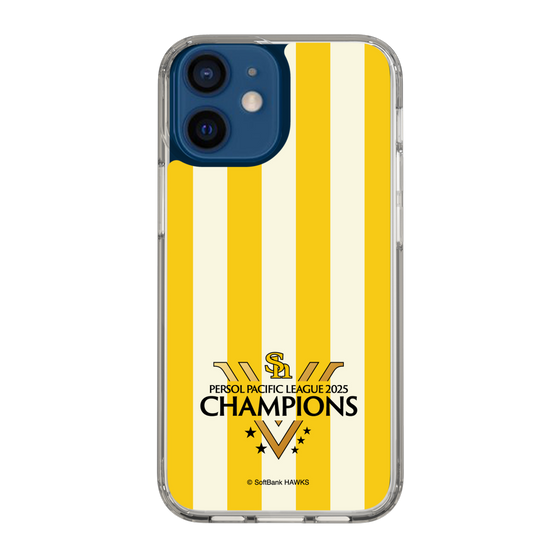 スリムプロテクションケース［ 福岡ソフトバンクホークス - PERSOL PACIFIC LEAGUE 2025 CHAMOIONS ロゴ - ストライプ ］