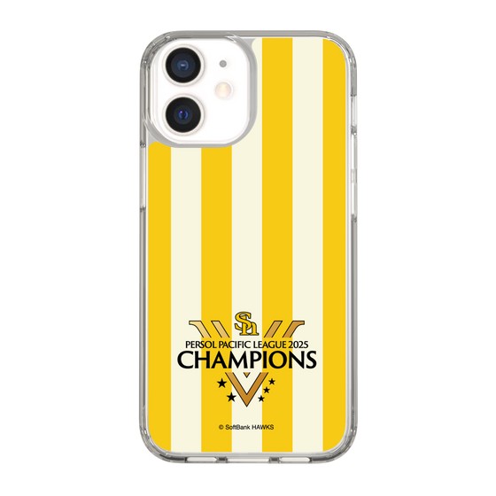 スリムプロテクションケース［ 福岡ソフトバンクホークス - PERSOL PACIFIC LEAGUE 2025 CHAMOIONS ロゴ - ストライプ ］