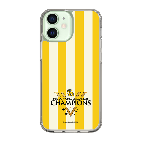スリムプロテクションケース［ 福岡ソフトバンクホークス - PERSOL PACIFIC LEAGUE 2025 CHAMOIONS ロゴ - ストライプ ］