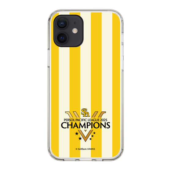 スリムプロテクションケース［ 福岡ソフトバンクホークス - PERSOL PACIFIC LEAGUE 2025 CHAMOIONS ロゴ - ストライプ ］