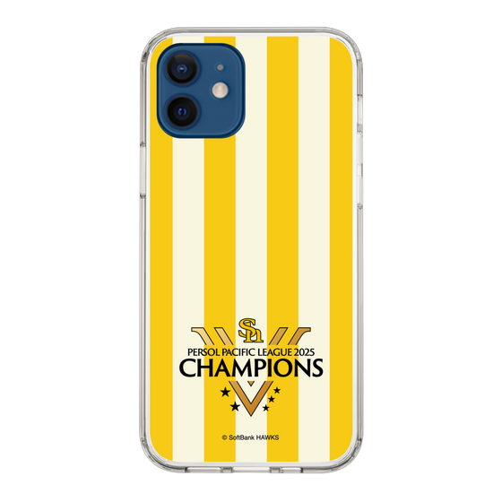 スリムプロテクションケース［ 福岡ソフトバンクホークス - PERSOL PACIFIC LEAGUE 2025 CHAMOIONS ロゴ - ストライプ ］