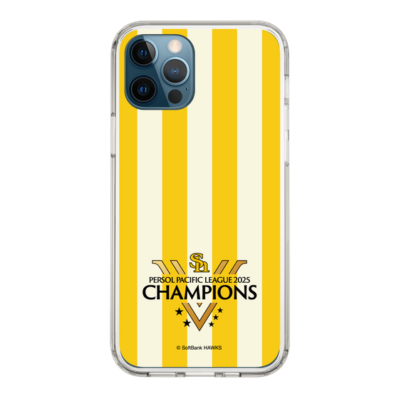スリムプロテクションケース［ 福岡ソフトバンクホークス - PERSOL PACIFIC LEAGUE 2025 CHAMOIONS ロゴ - ストライプ ］
