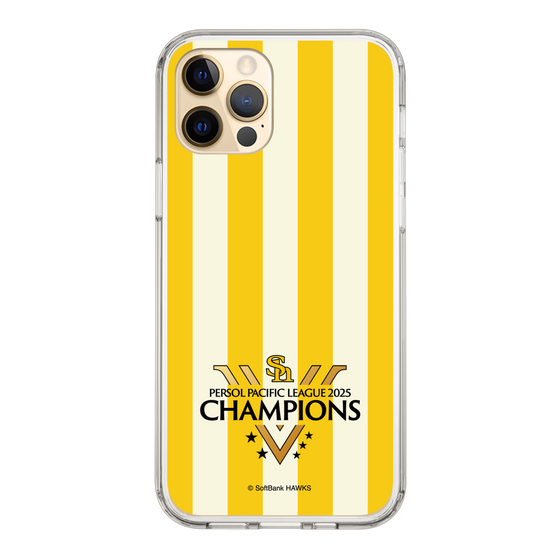 スリムプロテクションケース［ 福岡ソフトバンクホークス - PERSOL PACIFIC LEAGUE 2025 CHAMOIONS ロゴ - ストライプ ］