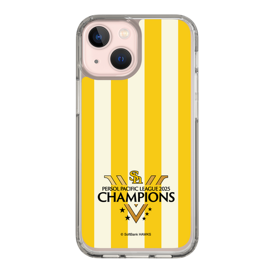 スリムプロテクションケース［ 福岡ソフトバンクホークス - PERSOL PACIFIC LEAGUE 2025 CHAMOIONS ロゴ - ストライプ ］