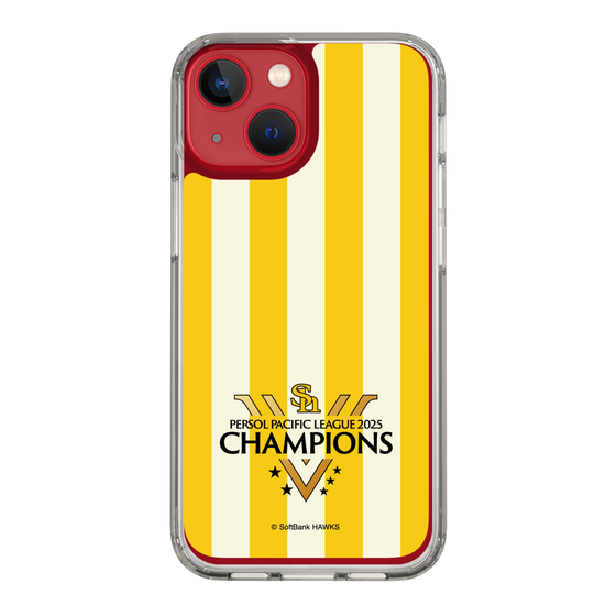 スリムプロテクションケース［ 福岡ソフトバンクホークス - PERSOL PACIFIC LEAGUE 2025 CHAMOIONS ロゴ - ストライプ ］