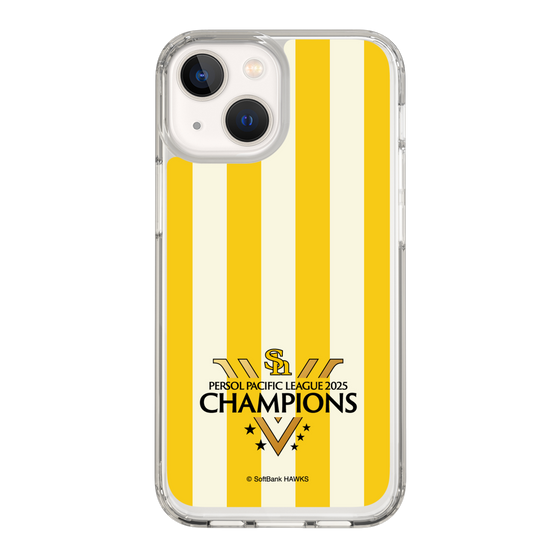 スリムプロテクションケース［ 福岡ソフトバンクホークス - PERSOL PACIFIC LEAGUE 2025 CHAMOIONS ロゴ - ストライプ ］