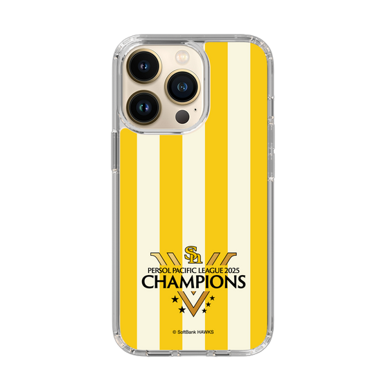 スリムプロテクションケース［ 福岡ソフトバンクホークス - PERSOL PACIFIC LEAGUE 2025 CHAMOIONS ロゴ - ストライプ ］