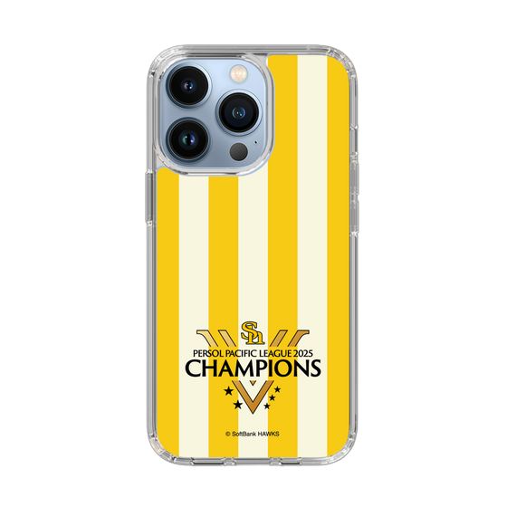 スリムプロテクションケース［ 福岡ソフトバンクホークス - PERSOL PACIFIC LEAGUE 2025 CHAMOIONS ロゴ - ストライプ ］