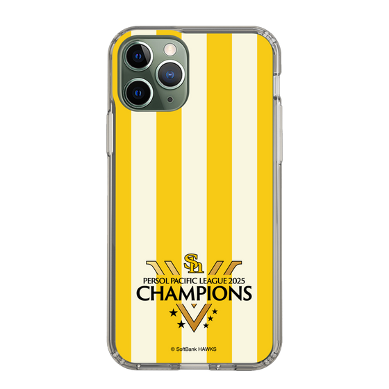 スリムプロテクションケース［ 福岡ソフトバンクホークス - PERSOL PACIFIC LEAGUE 2025 CHAMOIONS ロゴ - ストライプ ］