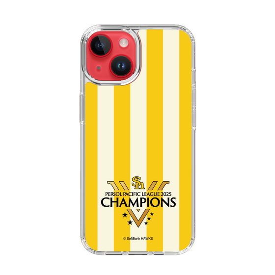スリムプロテクションケース［ 福岡ソフトバンクホークス - PERSOL PACIFIC LEAGUE 2025 CHAMOIONS ロゴ - ストライプ ］