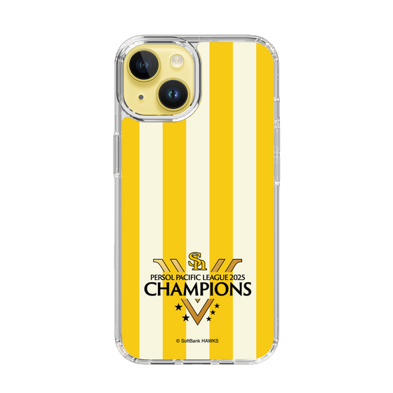 スリムプロテクションケース［ 福岡ソフトバンクホークス - PERSOL PACIFIC LEAGUE 2025 CHAMOIONS ロゴ - ストライプ ］