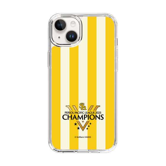 スリムプロテクションケース［ 福岡ソフトバンクホークス - PERSOL PACIFIC LEAGUE 2025 CHAMOIONS ロゴ - ストライプ ］