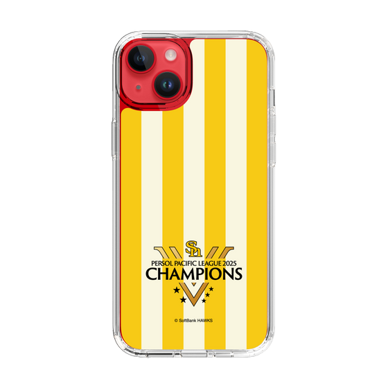 スリムプロテクションケース［ 福岡ソフトバンクホークス - PERSOL PACIFIC LEAGUE 2025 CHAMOIONS ロゴ - ストライプ ］