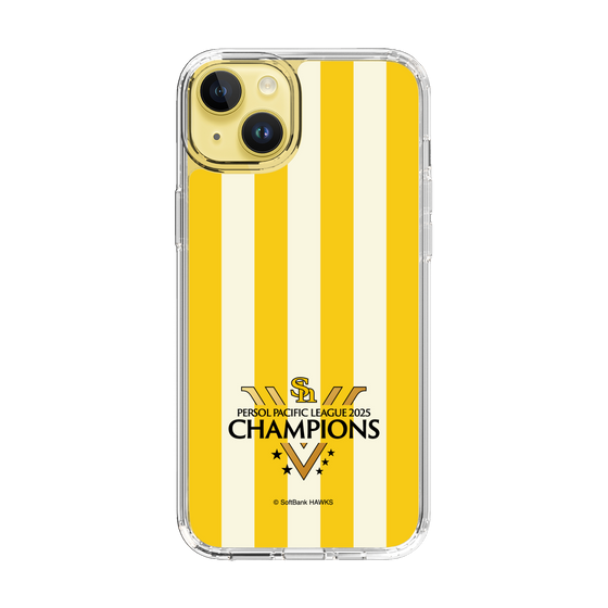 スリムプロテクションケース［ 福岡ソフトバンクホークス - PERSOL PACIFIC LEAGUE 2025 CHAMOIONS ロゴ - ストライプ ］