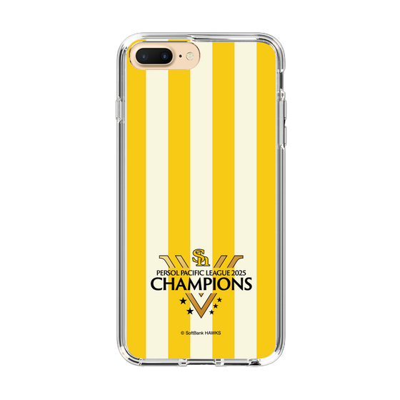スリムプロテクションケース［ 福岡ソフトバンクホークス - PERSOL PACIFIC LEAGUE 2025 CHAMOIONS ロゴ - ストライプ ］