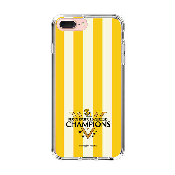 スリムプロテクションケース［ 福岡ソフトバンクホークス - PERSOL PACIFIC LEAGUE 2025 CHAMOIONS ロゴ - ストライプ ］