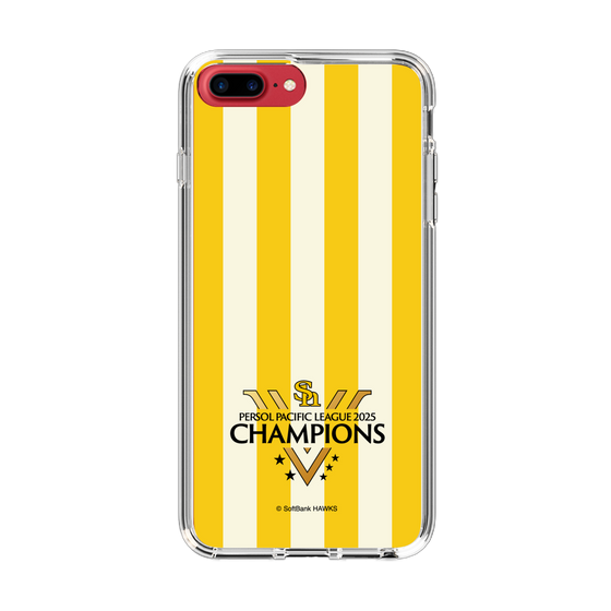 スリムプロテクションケース［ 福岡ソフトバンクホークス - PERSOL PACIFIC LEAGUE 2025 CHAMOIONS ロゴ - ストライプ ］