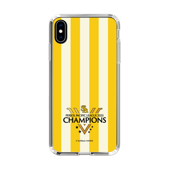 スリムプロテクションケース［ 福岡ソフトバンクホークス - PERSOL PACIFIC LEAGUE 2025 CHAMOIONS ロゴ - ストライプ ］