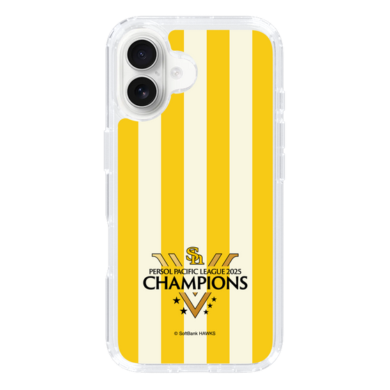 スリムプロテクションケース［ 福岡ソフトバンクホークス - PERSOL PACIFIC LEAGUE 2025 CHAMOIONS ロゴ - ストライプ ］