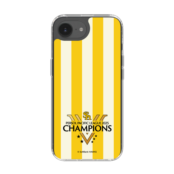 スリムプロテクションケース［ 福岡ソフトバンクホークス - PERSOL PACIFIC LEAGUE 2025 CHAMOIONS ロゴ - ストライプ ］