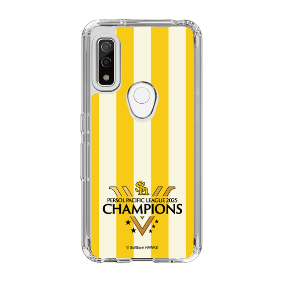 スリムプロテクションケース［ 福岡ソフトバンクホークス - PERSOL PACIFIC LEAGUE 2025 CHAMOIONS ロゴ - ストライプ ］