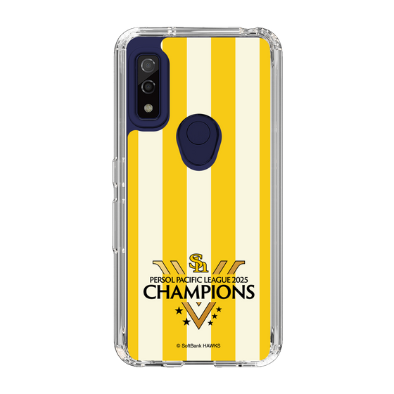 スリムプロテクションケース［ 福岡ソフトバンクホークス - PERSOL PACIFIC LEAGUE 2025 CHAMOIONS ロゴ - ストライプ ］