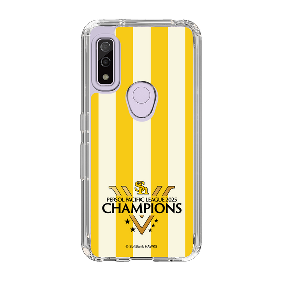 スリムプロテクションケース［ 福岡ソフトバンクホークス - PERSOL PACIFIC LEAGUE 2025 CHAMOIONS ロゴ - ストライプ ］