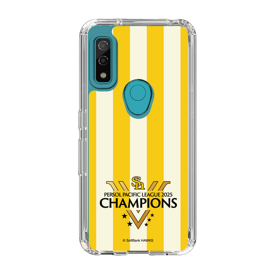 スリムプロテクションケース［ 福岡ソフトバンクホークス - PERSOL PACIFIC LEAGUE 2025 CHAMOIONS ロゴ - ストライプ ］