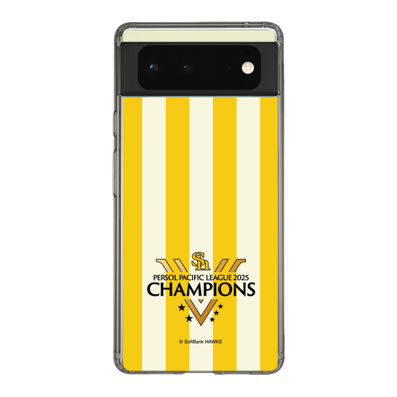 スリムプロテクションケース［ 福岡ソフトバンクホークス - PERSOL PACIFIC LEAGUE 2025 CHAMOIONS ロゴ - ストライプ ］