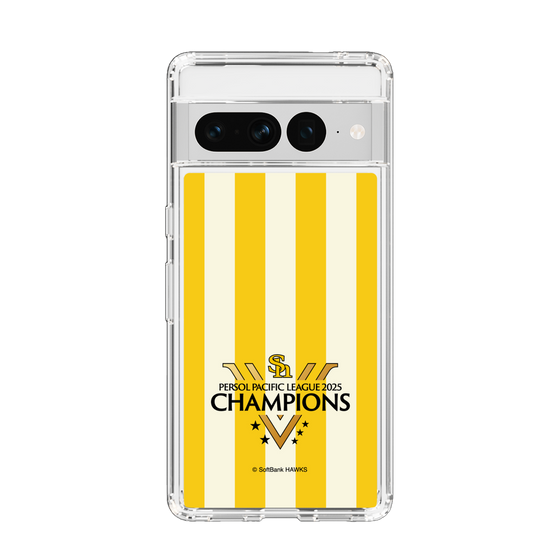 スリムプロテクションケース［ 福岡ソフトバンクホークス - PERSOL PACIFIC LEAGUE 2025 CHAMOIONS ロゴ - ストライプ ］