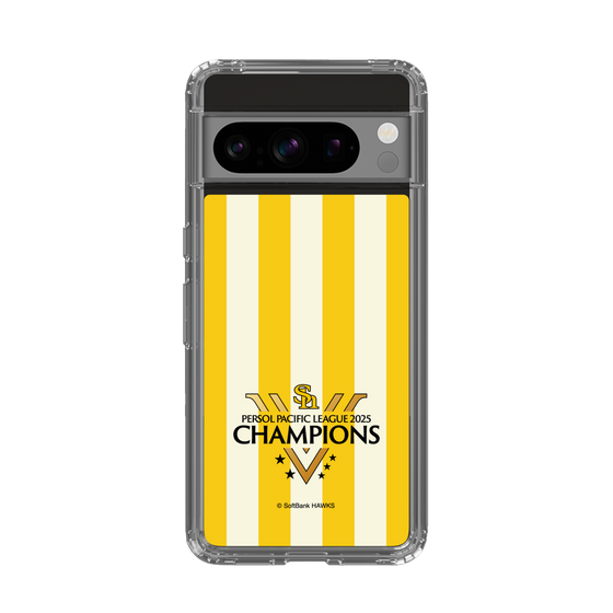 スリムプロテクションケース［ 福岡ソフトバンクホークス - PERSOL PACIFIC LEAGUE 2025 CHAMOIONS ロゴ - ストライプ ］